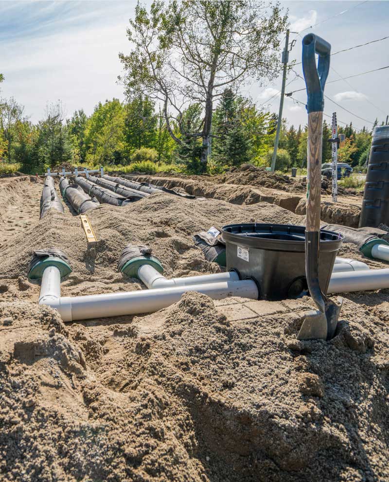 septic field construction